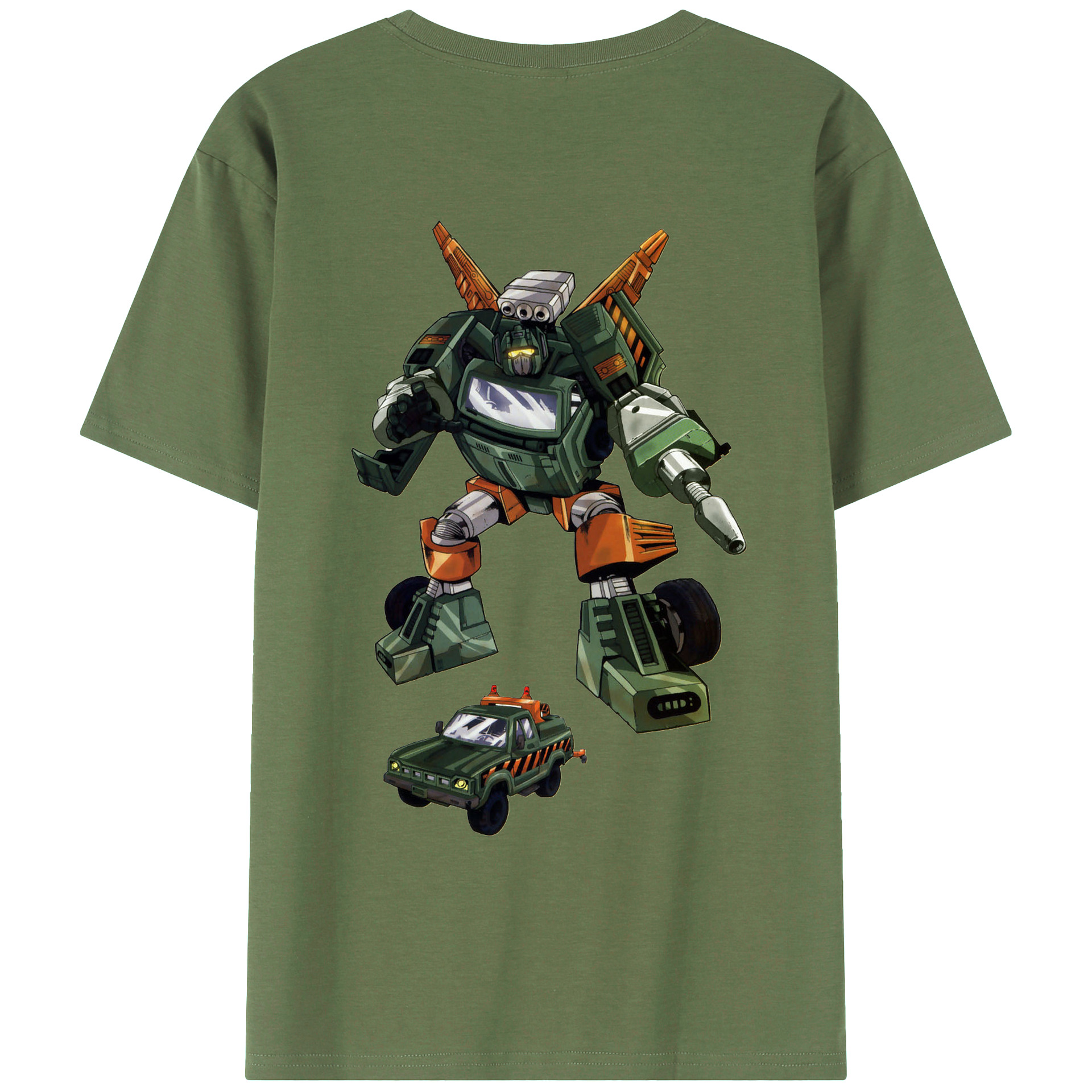 （画像用）  綿100％ メンズ半袖Tシャツ（バックプリント） 通気性
